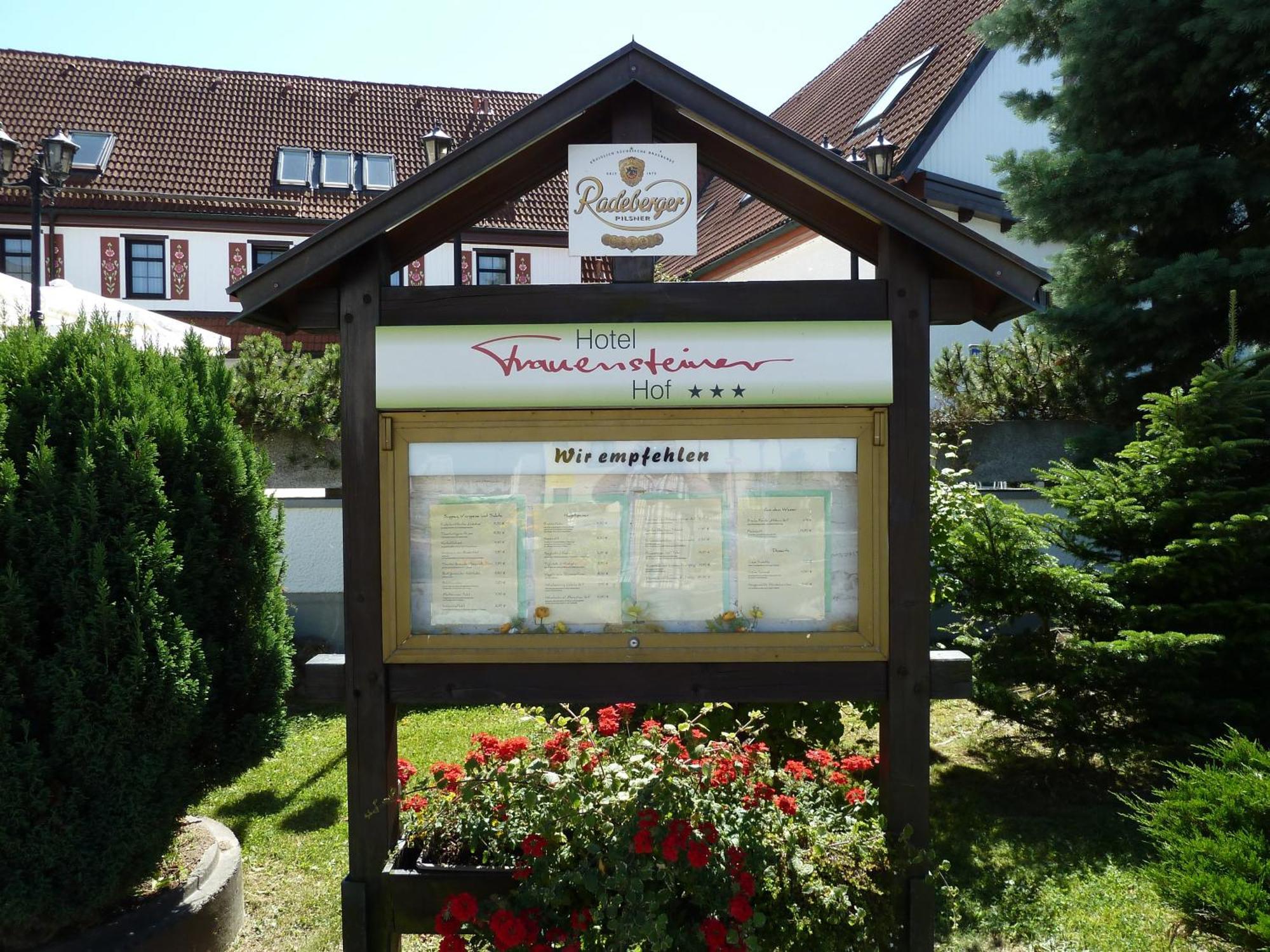 פראונשטיין Hotel Frauensteiner Hof מראה חיצוני תמונה